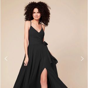 DEAR CLEO Grace bridesmaid dress Size 8 black